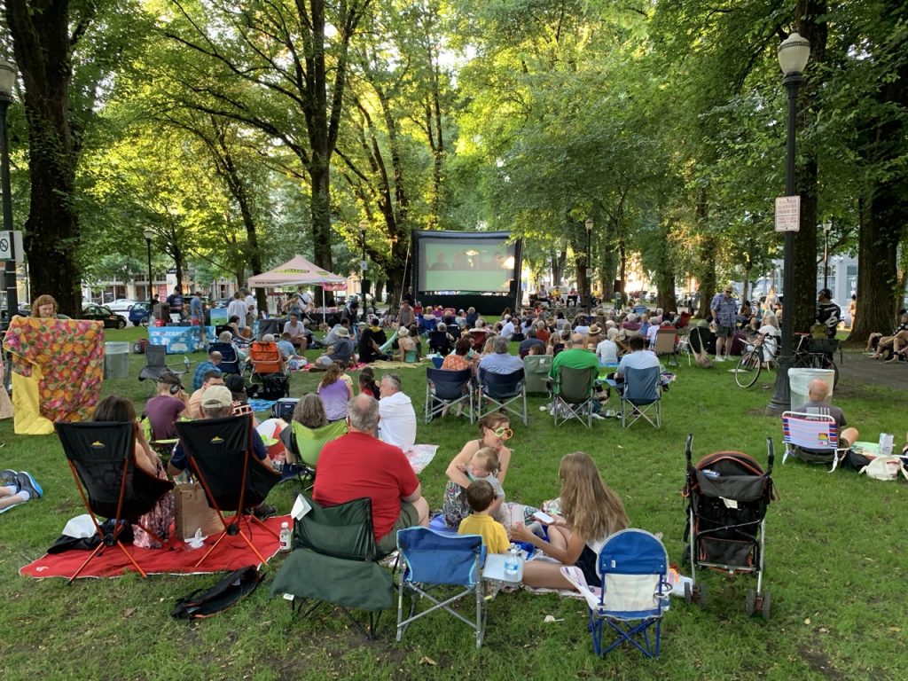 North Park Blocks Movie Night