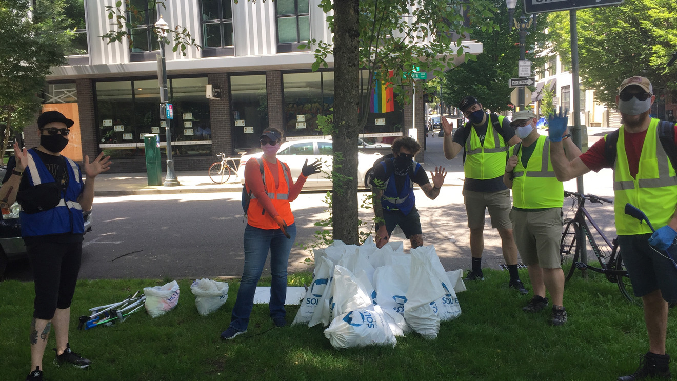 Join North Park Blocks’ Monthly SOLVE Cleanups